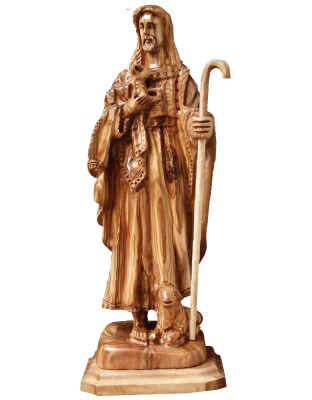 jesus christ good shepherd statue
