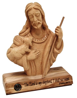 jesus good shepherd bust