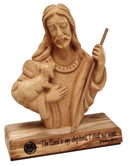 jesus good shepherd bust