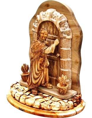jesus christ knocking door