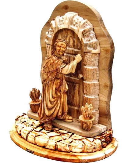 jesus christ knocking door