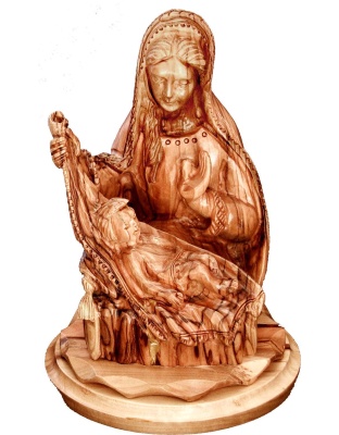 madonna infant jesus bust