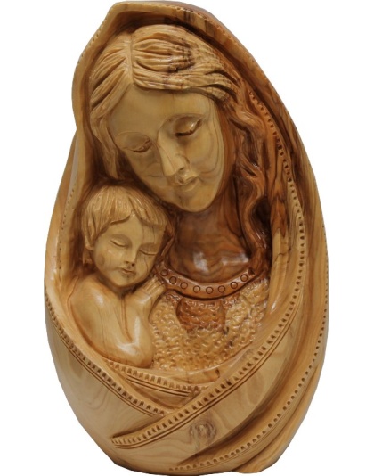madonna child wall plaque