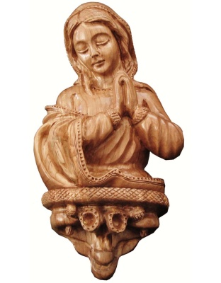 madonna praying wall plaque 0