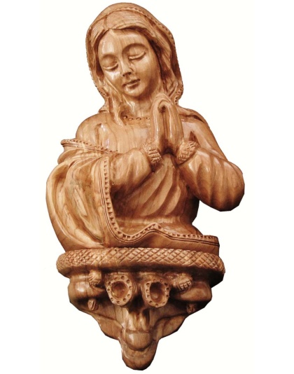 madonna praying wall plaque 0