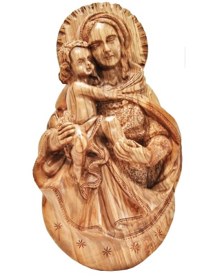 madonna child wall plaque