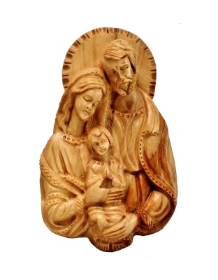holy family wall plaque
