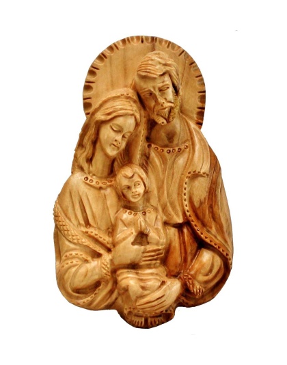 holy family wall plaque