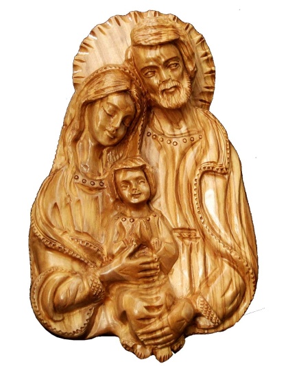 holy family wall plaque