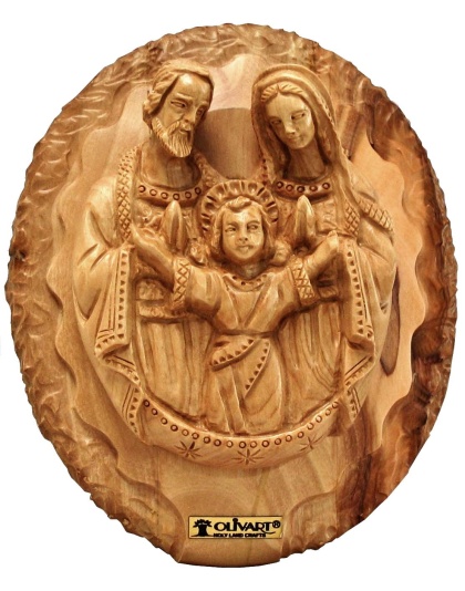 holy family wall plaque