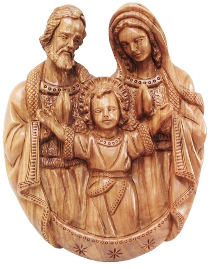holy family wall plaque