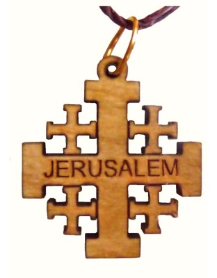 jerusalem cross necklace