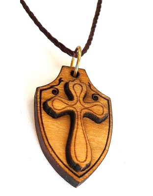 Wooden Cross Necklace