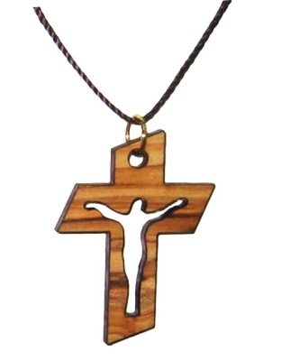 Wooden crucifix Pendant