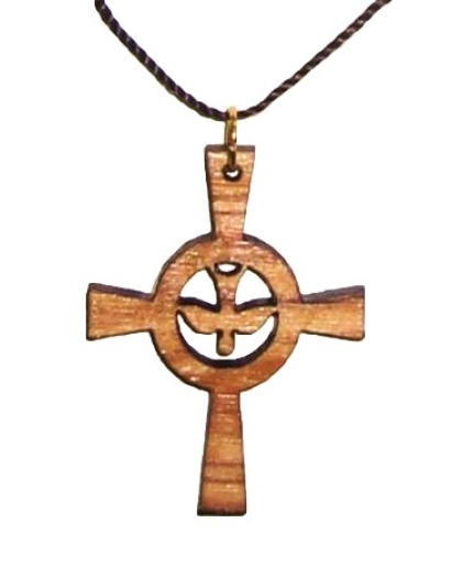 holy spirit cross necklace