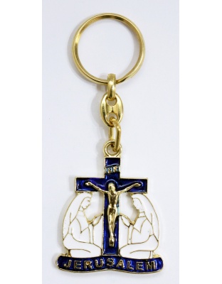 Virgin Mary and and Mary Magdalene keychain