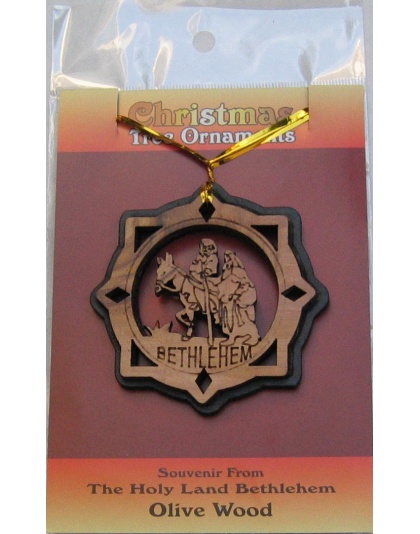 flight to egypt christmas tree ornament