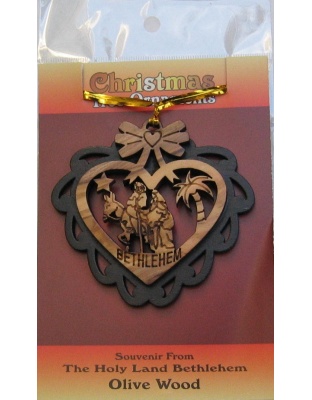 flight to egypt christmas tree ornament