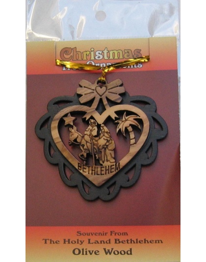 flight to egypt christmas tree ornament