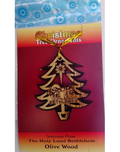 nativity christmas tree ornament