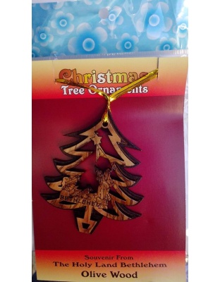 nativity christmas tree ornament