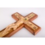 Olive Wood wall mounting Crucifix