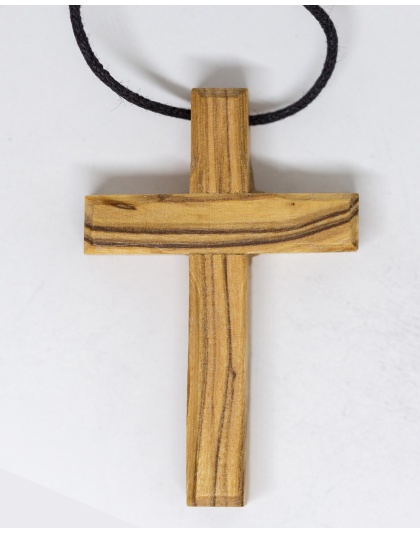 wooden cross necklace