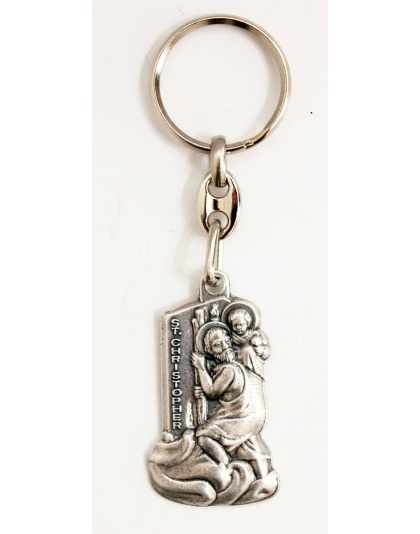 St Christopher keychain