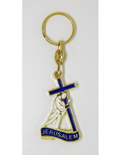 Christ Carrying the cross keychain