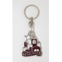 Enamel Nativity Church Panorama Keychain
