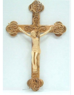 Budded crucifix