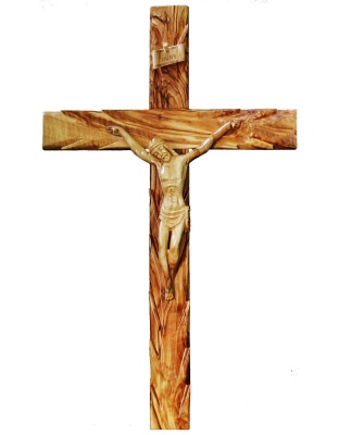 Large crucifix with thorns