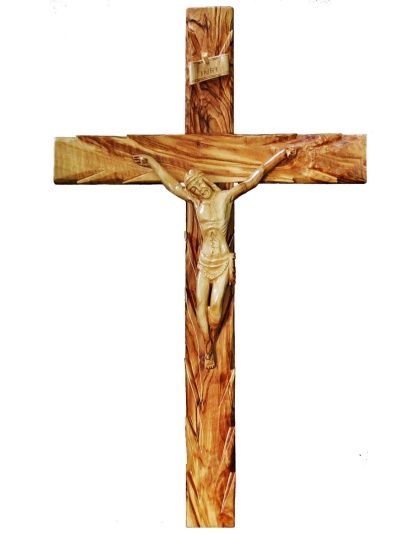 Large crucifix with thorns