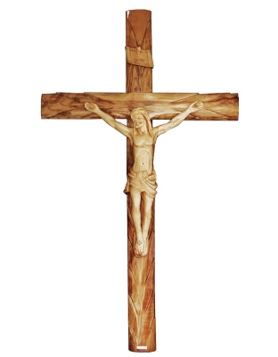 Large crucifix with thorns