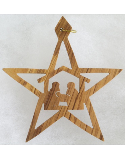 Nativity Star ornament