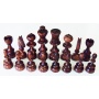 Olive wood chess set