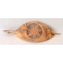 Star wooden hair buckle