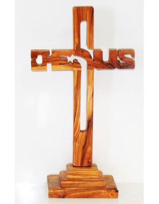 Jesus Name standing cross 30cm/11.8in 