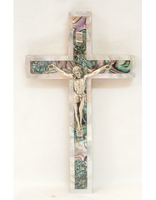 Mother of pearl crucifix