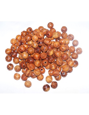 Large Round carved beads 