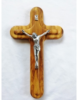 Rounded Modern Crucifix