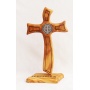 Saint Benedict contemporary standing cross 