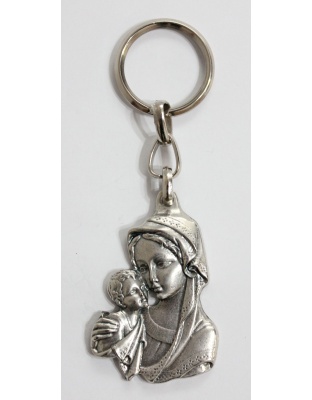 Madonna and Child key ring