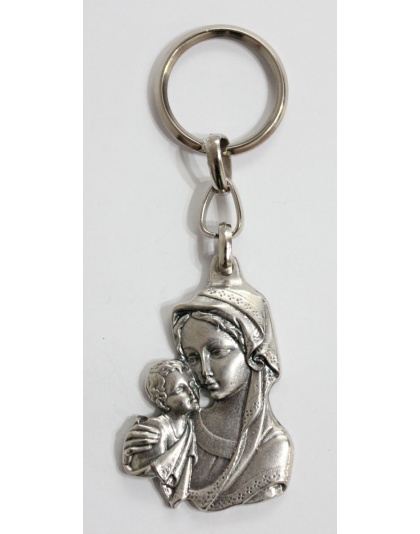 Madonna and Child key ring
