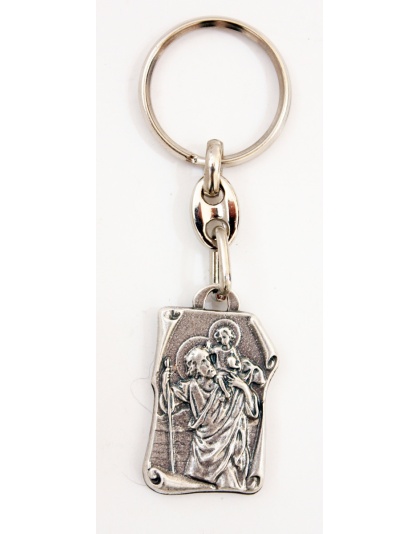 St Christopher keychain
