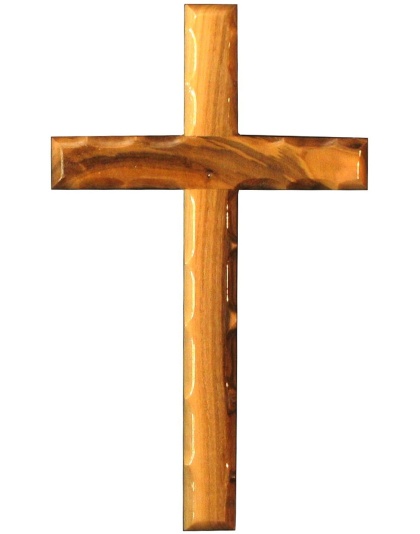 Large olive wood crosses