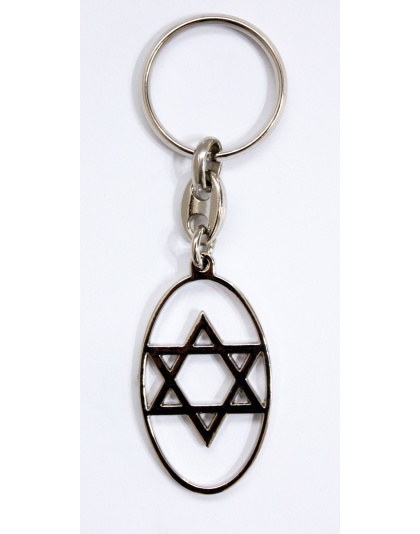 Star of David keychain