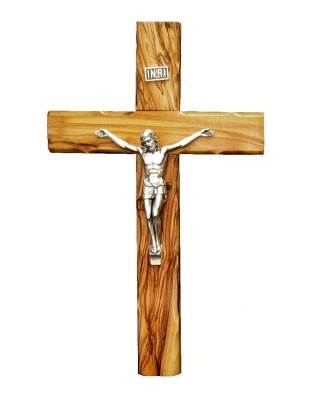 Olive wood Crucifix