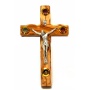 Olive wood wall hanging crucifix