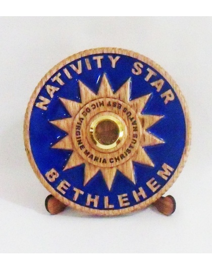 Tabletop Wooden Nativity Star of Bethlehem